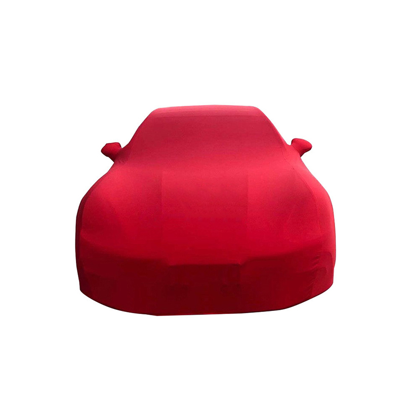 Prekrivač za automobil od elastične tkanine crvene boje s UV zaštitom