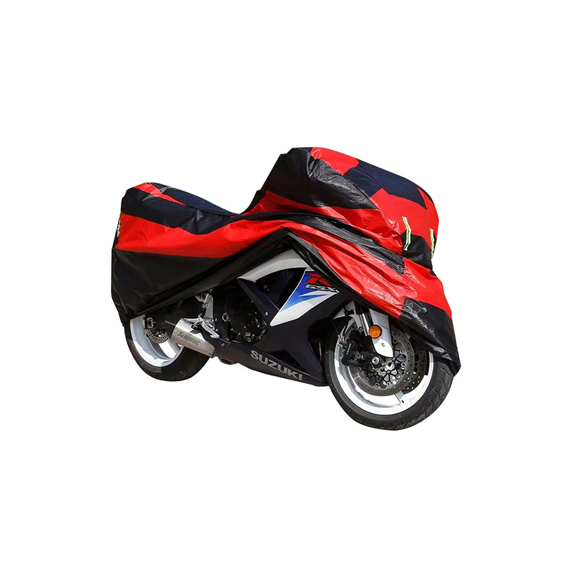 Prekrivač motocikla od aluminijske folije crvene i crne boje